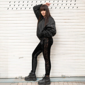 Mallas boom 2.0 zebra terciopelo