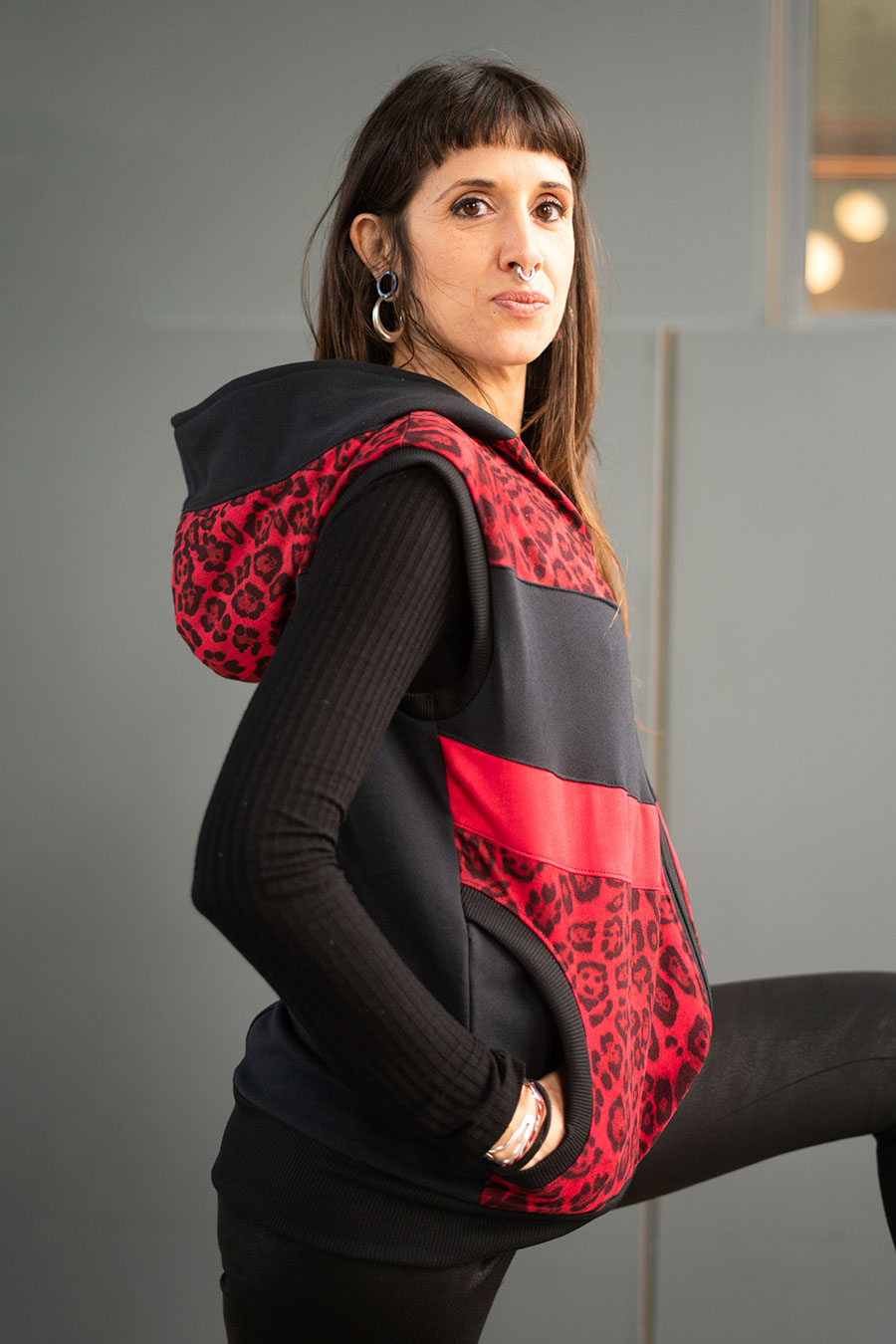 Chalecos KÜK leopardo rojo - Imagen 3