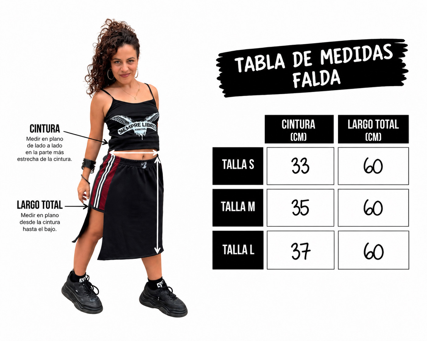 Faldas Chandaläs B/W - Imagen 4